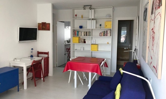 Hendaye Apartment | Bright studio steps from Hendaye beach