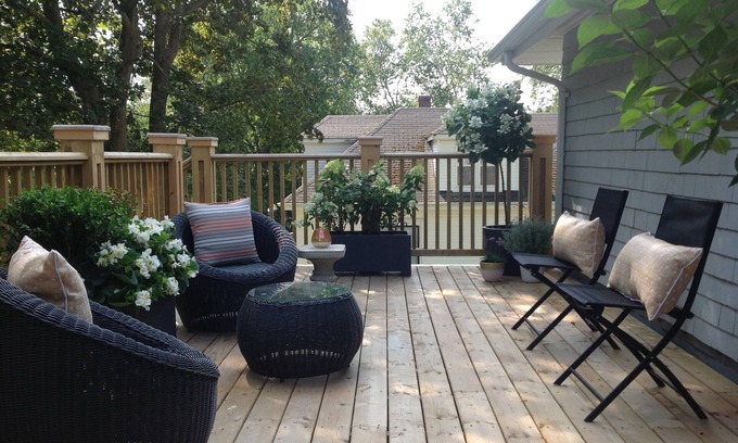 Charlottetown House | Brighton House PEI Sunlit Upper Suite With Deck