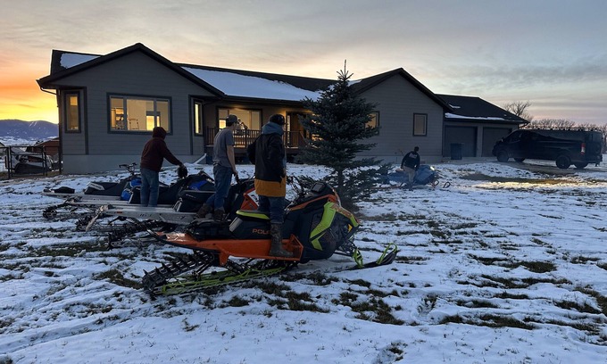 Sheridan House | Bring your snow mobile's for all of the Big Horn Mountain adventure!
