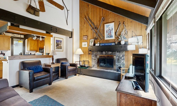 Big Sky Meadow Village Condo | Budget-friendly second floor condo with pool & hot tub - great for adventurers