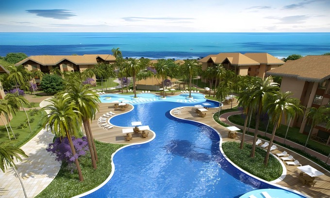 Pecém House | Bungalow Delux VG-Sun Cumbuco Vista sea foot in the sand