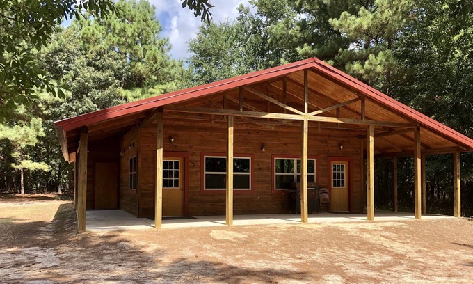 Athens Cabin | Bunk Room 1 / Campbell Cabin. Stay and Play on a Private Campground!