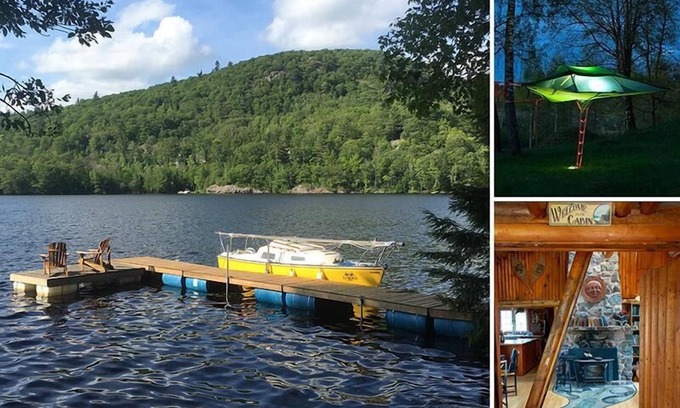 Chelsea Cabin | By Nordik Spa/Gatineau Park! Waterfront Cabin17min to Ottawa. SUP+canoe+kayaks!