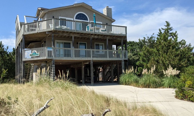 Carolina Dunes House | 'Byrd Sanctuary' Oceanside Home, With Rare Ocean and Sound Views