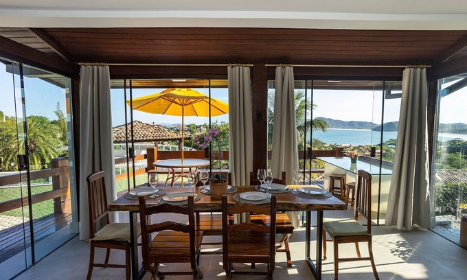 Ferradurinha House | Bz20 Geribá with panoramic views! 6 bedrooms