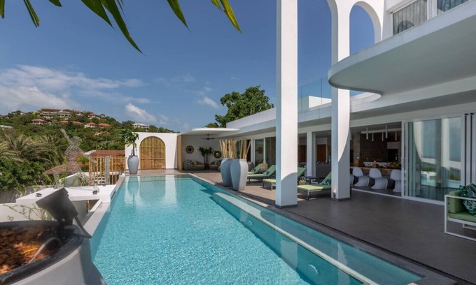 Choeng Mon Villa | C Villa 8BR Luxury Seaview Villa, 2 swimming pools
