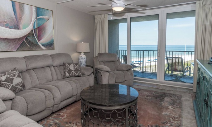 Gulf Lagoon Beach Condo | C406 One of a Kind Gulf Front Views, 3 pools