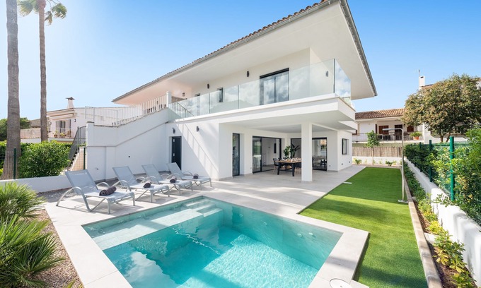 es Bacares Villa | CA NA CATI (BARCARÉS) - Spectacular semi-detached house near the sea and with private poo