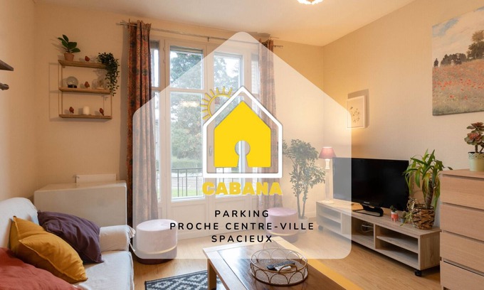 Tournus Apartment | CABANA & Confort - Proche Centre-ville et Parking