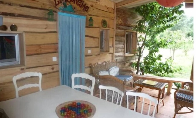 Malbosc Cabin | Cabane Double Mobilhome"la Bohème"
