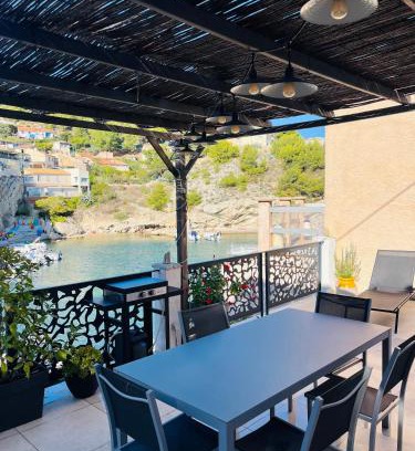 Calanque de Morgiou Bed & Breakfast | Cabanon vue mer L ilette Niolon Côte bleue