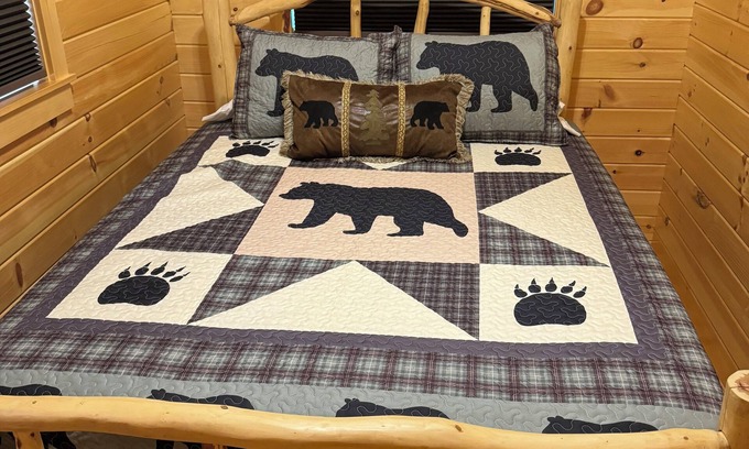 Moodys Cabin | Cabin in The Trees. A true log cabin overlooking a beautiful crystal clear creek