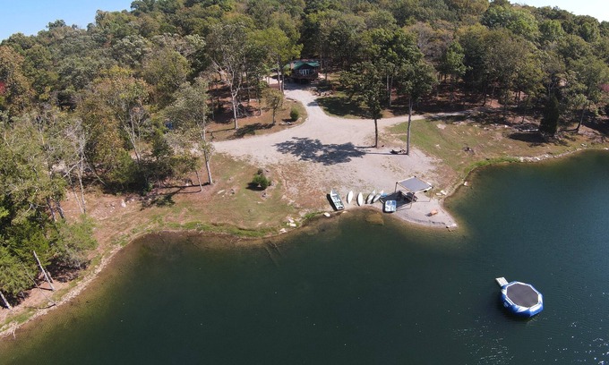 Crofton House | Cabin on Private Lake with over 800 acres of trails!