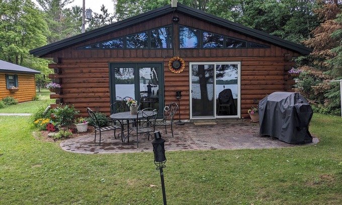 Phillips Cabin | Cabin on Soo Lake. Enjoy the views of the lake 66' from water's edge.