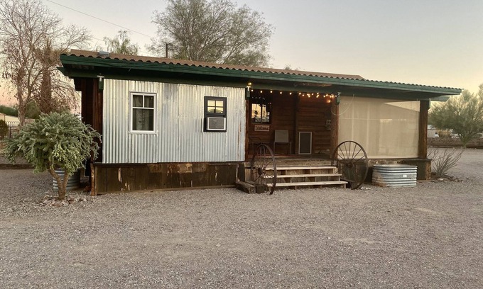 Quartzsite Cabin | Cabin Style Home on Peaceful Property