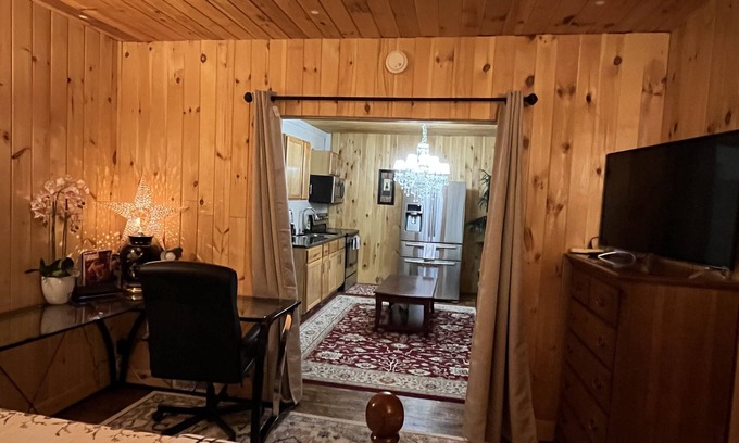 Lansing Apartment | Cabin style w/private entrance - 5 min to FRIB, MSU, McLaren and Sparrow