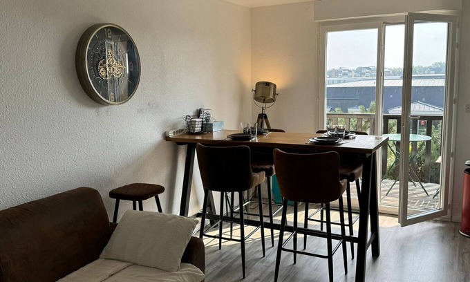 Cabourg Apartment | Cabourg: 2-Room Apartment, Near Beach, Balcony, WiFi