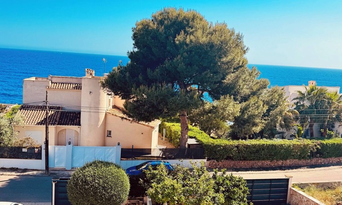 Cala Pi House | Cala Pi, Mallorca, quiet vacation home, pool + sea view, close to the beach, modern, new