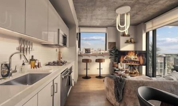 Connaught Apartment | Calgary Tower View |King Bed | 2BR |AC | Pool |Gym