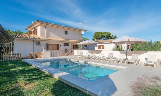 Son Serra de Marina Villa | Calma - Villa With Private Pool. Free Wifi