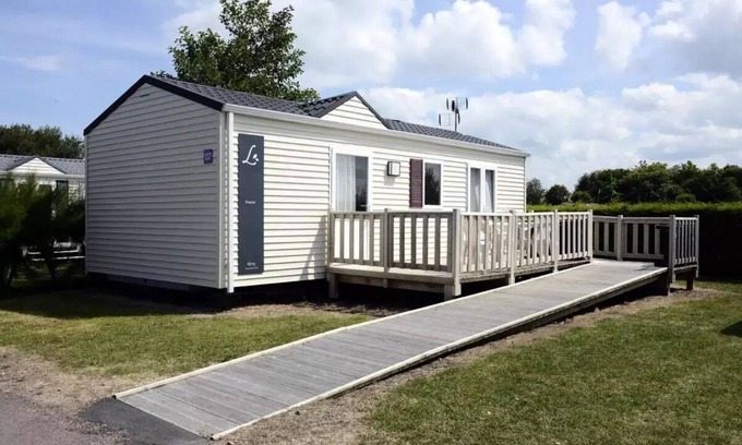Varaville House | Campsite Les Peupliers * - Mobile Home 3 Rooms 4 People PMR