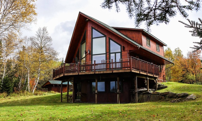 Sandy River House | 🐾Camp Whynot - Great chalet home with views of Rangeley Lake! Dog friendly