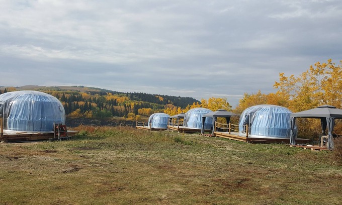 Calgary RV Rental | Campground/Dome1in ghost lake