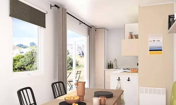 La Plaine-sur-Mer House | Camping de la Prée* - Mobile home CAHITA 2 Rooms 2 People