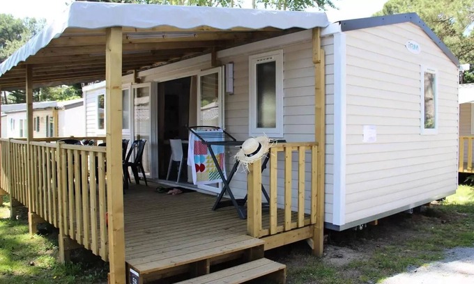 Asserac House | Camping Domaine de Pont Mahé* - Mobil-Home Super Cordelia 4 Rooms 6 People