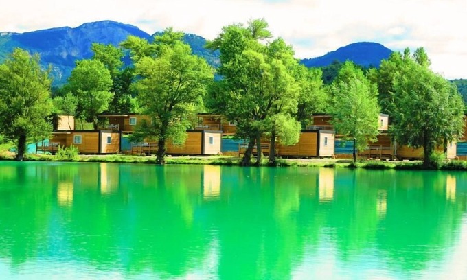 Chatillon-en-Diois House | Camping Le Lac Bleu* - Mobile home Loggia Confort 3 rooms 4 people Air-conditioned