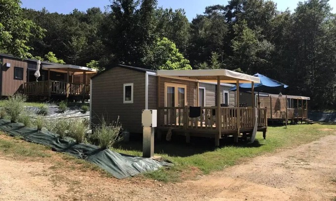 Thonac House | Camping maeva Escapades La Castillonderie * - Comfort Mobile Home 3 Rooms 4 People Air Conditioned + TV