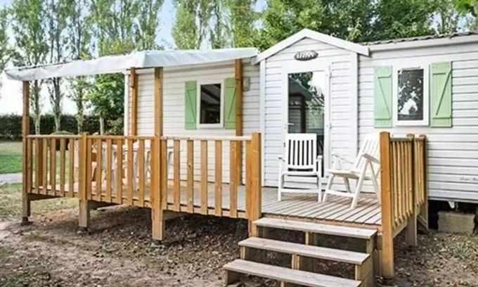 Tregunc House | Camping Pommeraie de l'Océan* - Comfort XL mobile home 3 rooms 4 people TV