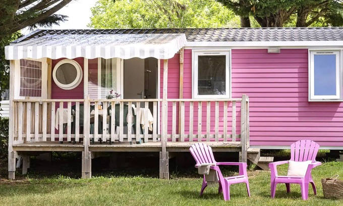 Landevieille House | Camping Romanée L'Evasion* - Mobile home CONFORT - 3 bedrooms - Clim. 6 persons
