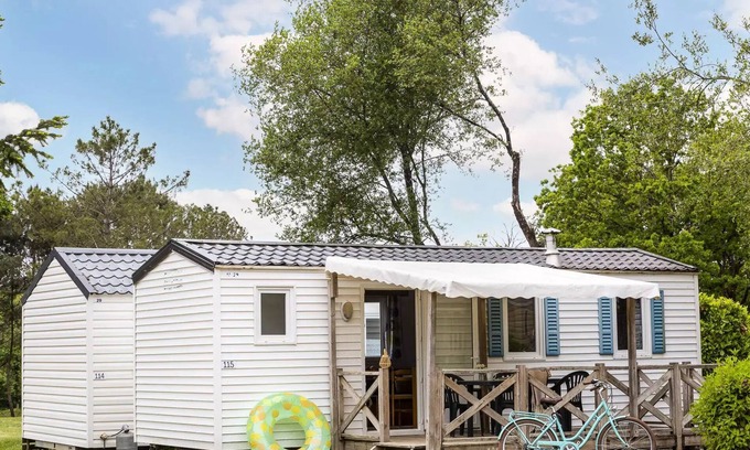 Ars-en-Re House | Camping Romanée Le Campiotel des Dunes * - Comfort Mobile Home 3 Rooms 4 People + TV