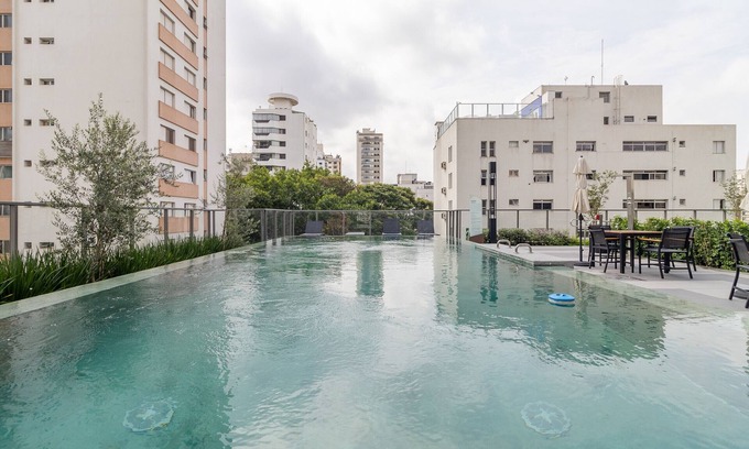 Brooklin Paulista Apartment | Campo Belo, swimming pool, GYM and Air