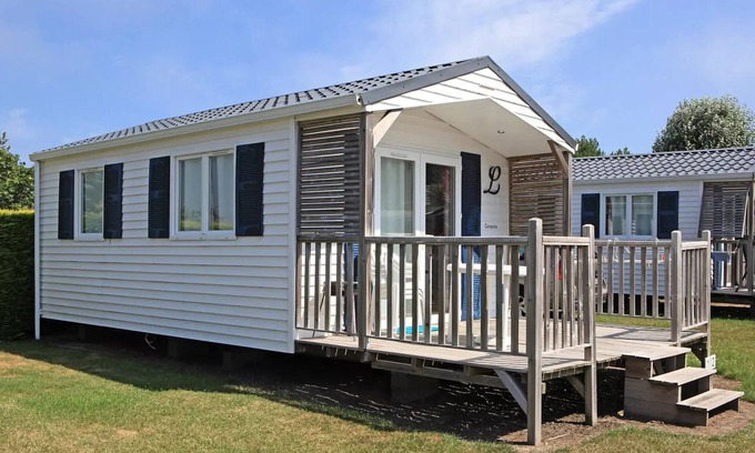 Erquy House | Campsite Des Hautes Grees * - Mobil Home 1 bedroom with terrace 3 people