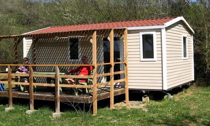 Marciac House | Campsite Du Lac *** - Mobil Home Confort Plus 3 Rooms 4 People