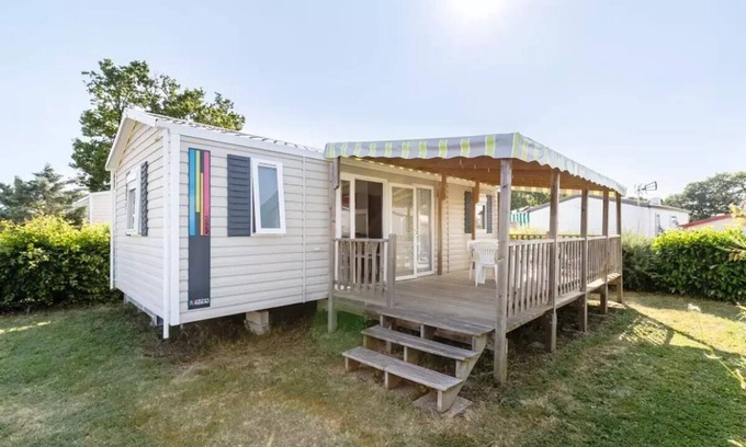 Bois-de-Cene House | Campsite maeva Escapades Le Bois Joli * - Cozy 4 Room Mobile Home 6 People + TV