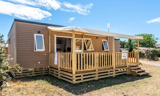 Crach House | Campsite Romanée Le Fort Spanish * - Mobile home Premium 4 rooms 6 people air-conditioned
