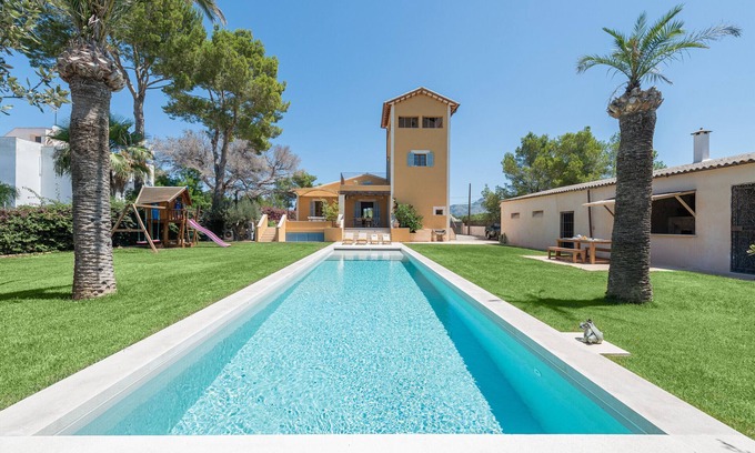 es Bacares Ski Chalet | Can Brasa - Es Morer Vermell Spectacular with swimming pool 200m from the sea