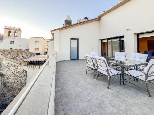 Besalu Apartment | Can Cintet 3 Apartamento con terraza en Besalú