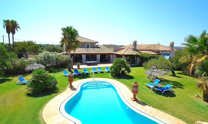 Muro Villa | Can Gamundí 052 fantastic finca with private swimming pool, playground, air conditioning and barbecue