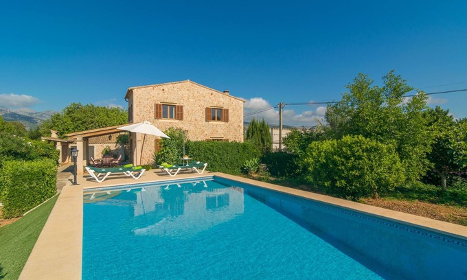 Campanet Villa | CAN TUT - Villa with private pool in Campanet Free WiFi