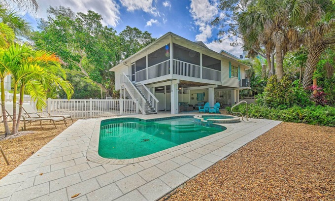 Anna Maria House | Canal-front Gem w/Pool & Hot Tub in Anna Maria