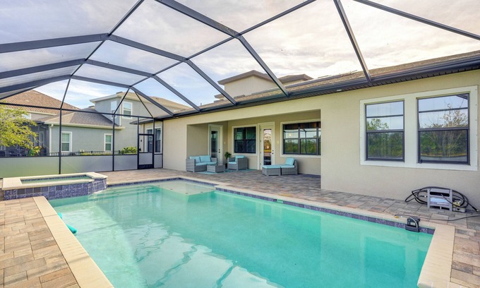 Ruskin House | Canal-Front Home w/Pool & Hot Tub in Apollo Beach