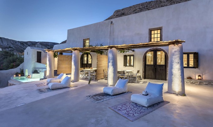 Emporio Villa | Canava Villas~Winery Estate @Medieval Village Santorini
