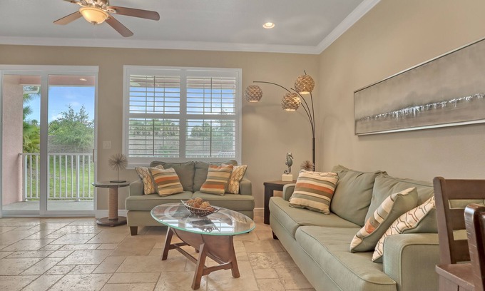 Merritt Island House | Cape Crossing Marina Townhome - Just Minutes to Kennedy Space Center and Beaches