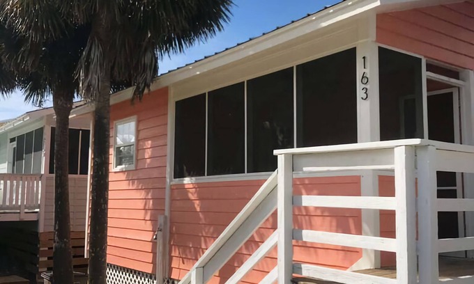Cape San Blas Cottage | Cape San Blas Cottage - steps to the beach - beach side of Cape