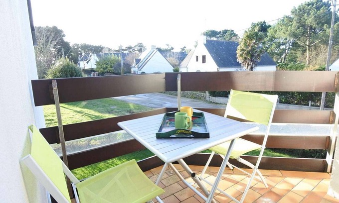 Carnac Apartment | Carnac: Duplex 3 Pièces 33m², Proche Plages, Balcon, Parking Privé, Accepte Animaux