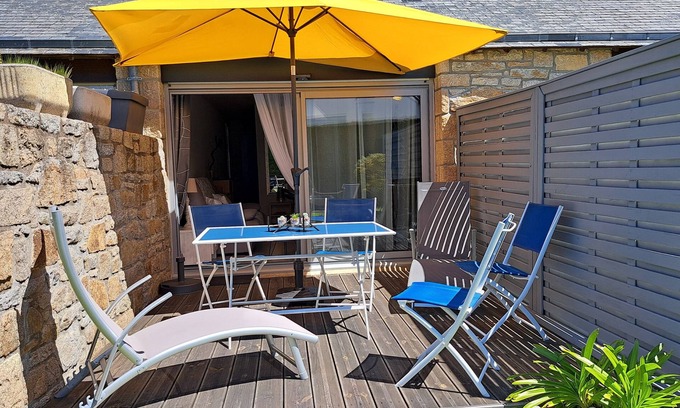 Carnac Apartment | Carnac Plage Appartement rez de Jardin A 5 Minutes à Pied de la Plage 35 m²
